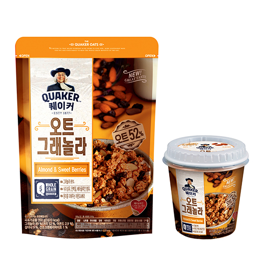  롯데제과, ‘퀘이커 오트 그래놀라’ 인기
