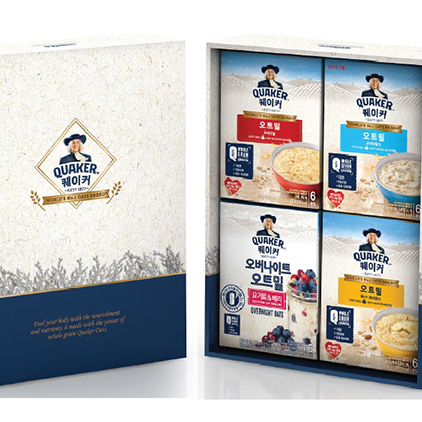  롯데제과, 추석 맞이 ‘퀘이커 선물세트’ 출시