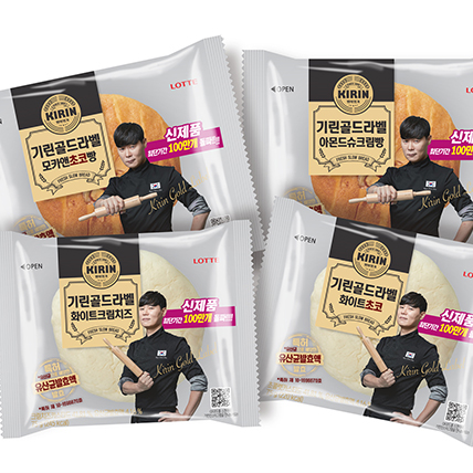  롯데 기린, 시그니처 빵 ‘기린골드라벨’ 100만개 돌파