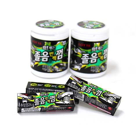  롯데제과, 휴가철 앞두고 판형(板形)의 ‘졸음번쩍껌’, 출시