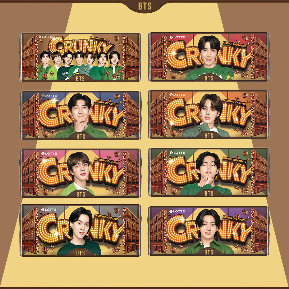  롯데웰푸드 크런키, 방탄소년단과 첫 컬래버레이션