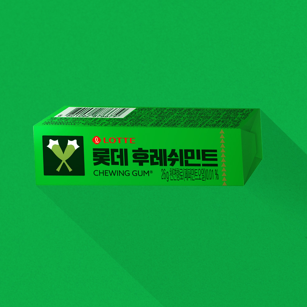  롯데웰푸드, ‘부활 레트로껌’ 프로젝트 첫 번째 제품으로 ‘롯데 후레쉬민트’  