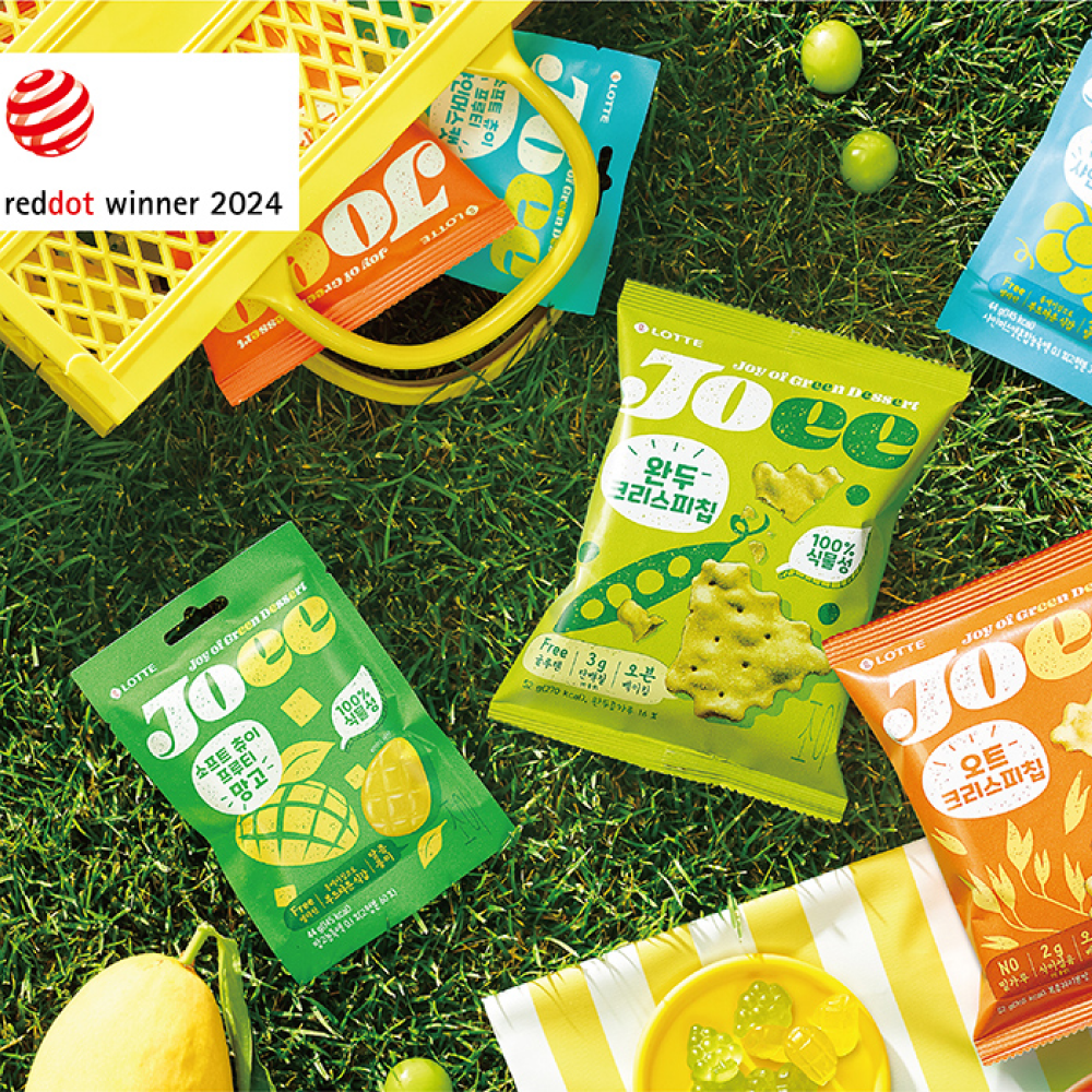  롯데웰푸드, 식물성 디저트 브랜드 ‘조이(Joee)’ 2024 레드닷 디자인 어워드 본상 수상