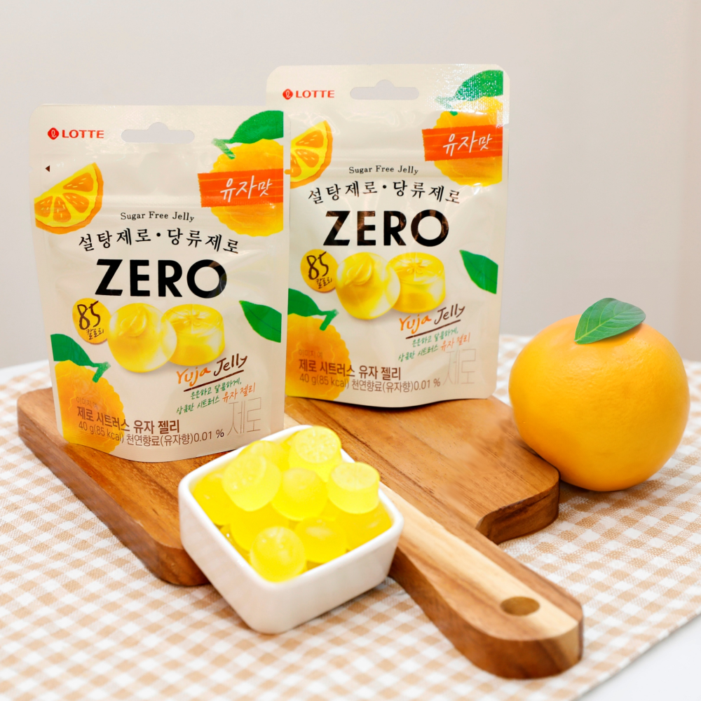  롯데웰푸드, ‘제로 시트러스 유자 젤리’ 출시 무설탕?무당류 디저트 '제로(ZERO)' 확대에 박차