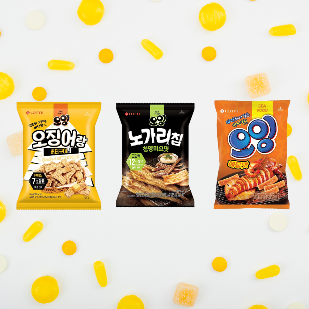  롯데웰푸드, ‘오잉 오징어랑 버터구이칩’으로 어른과자 시장 공략 이어가