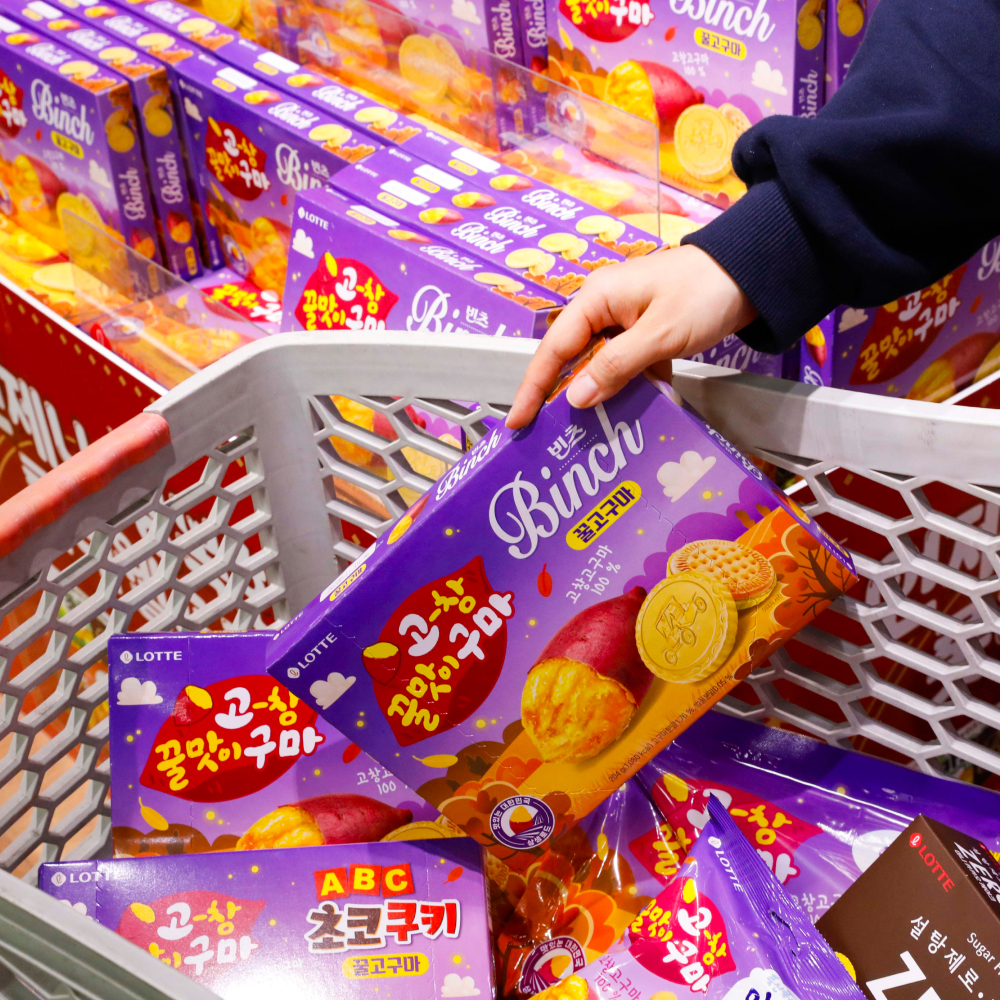  “작년보다 2배 빠른 품절 행진” 롯데웰푸드, ‘고창 고구마 시리즈’ 출시 2주만 완판 신화