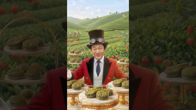  쌉쌀한 말차와 설향 딸기의 만남?? 응수의 달콤한 공장 EP.2 프리미엄 몽쉘